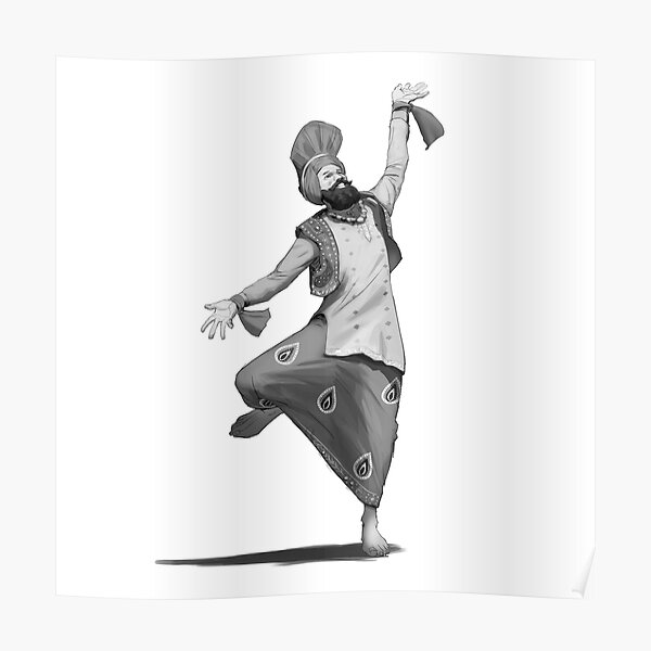 A Bhangra Dancer performing a step with hand gestures, Stock Photo, Picture  And Low Budget Royalty Free Image. Pic. ESY-059077129 | agefotostock